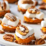 Sweet Potato Bites with Marshmallow and Pecans