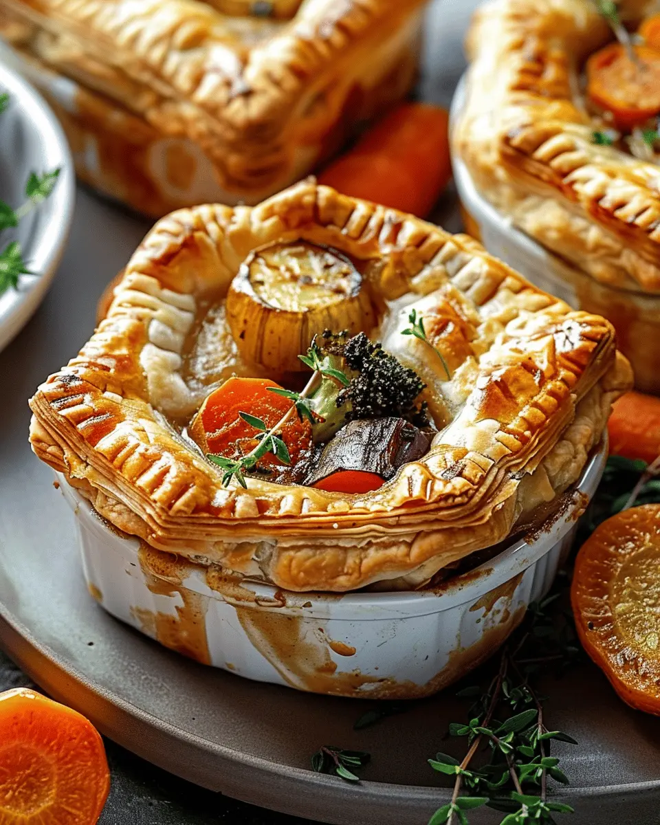 Roasted Autumn Vegetable Pot Pies: Comforting and Deliciously Simple