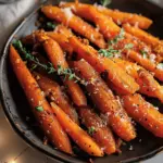 Roasted Garlic and Parmesan Carrots