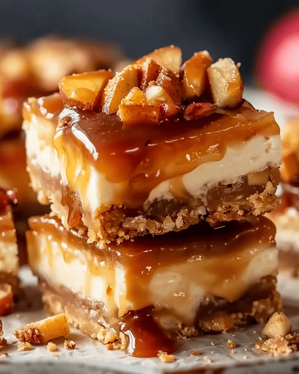 Caramel Apple Cheesecake Bars: The Best Indulgent Treat for Fall