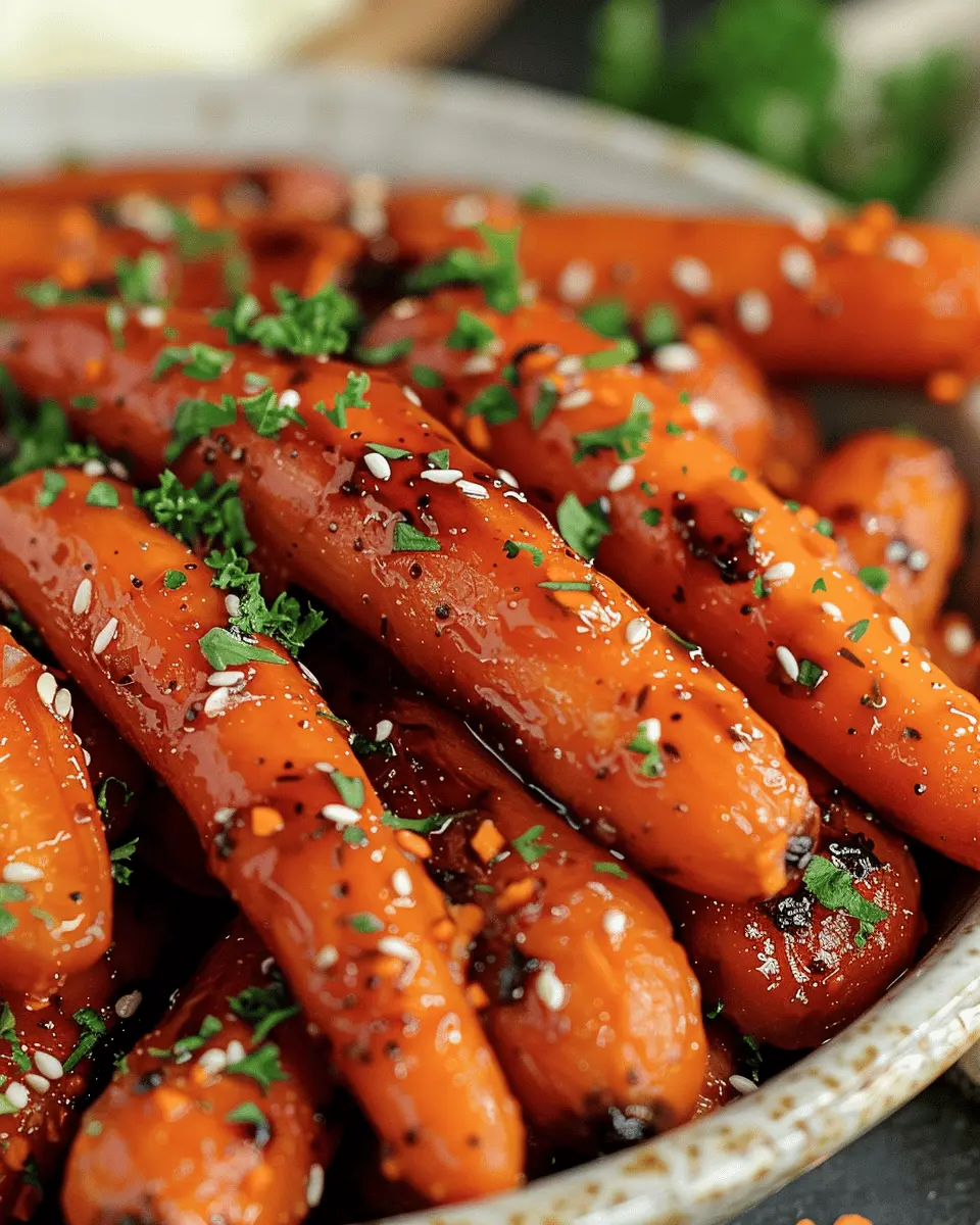 Honey Garlic Butter Roasted Carrots: The Best Easy Side Dish