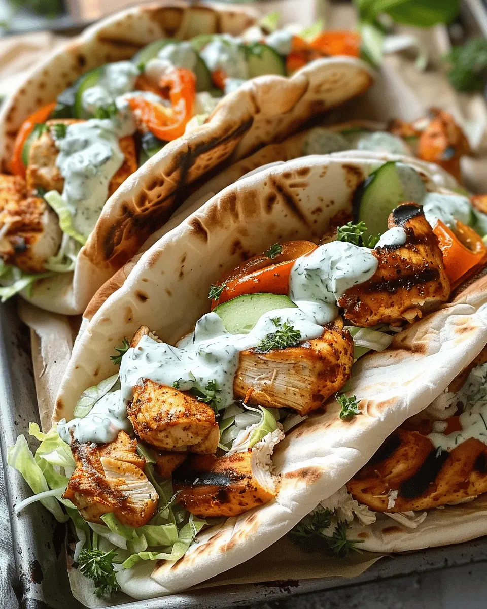 Sheet Pan Chicken Pitas with Herby Ranch: Easy and Delicious!