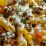 Philly Cheesesteak Pasta