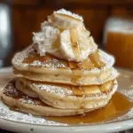 Sweet Coconut Cream Pancakes
