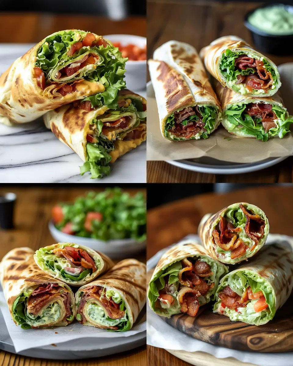 Gourmet BLT Wraps with Secret Sauce: A Delicious Twist for Foodies