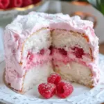 Raspberry Angel Food Cake