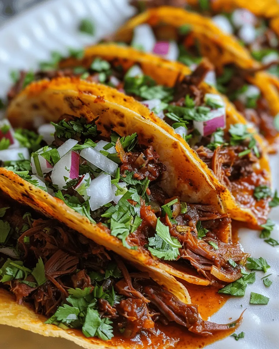 Crock Pot Birria Tacos: Easy, Flavorful Comfort Food Delight