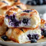 Cottage Cheese Blueberry Cloud Bread