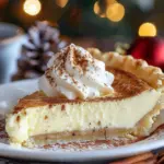 Christmas Eve Cinnamon-Vanilla Custard Pie