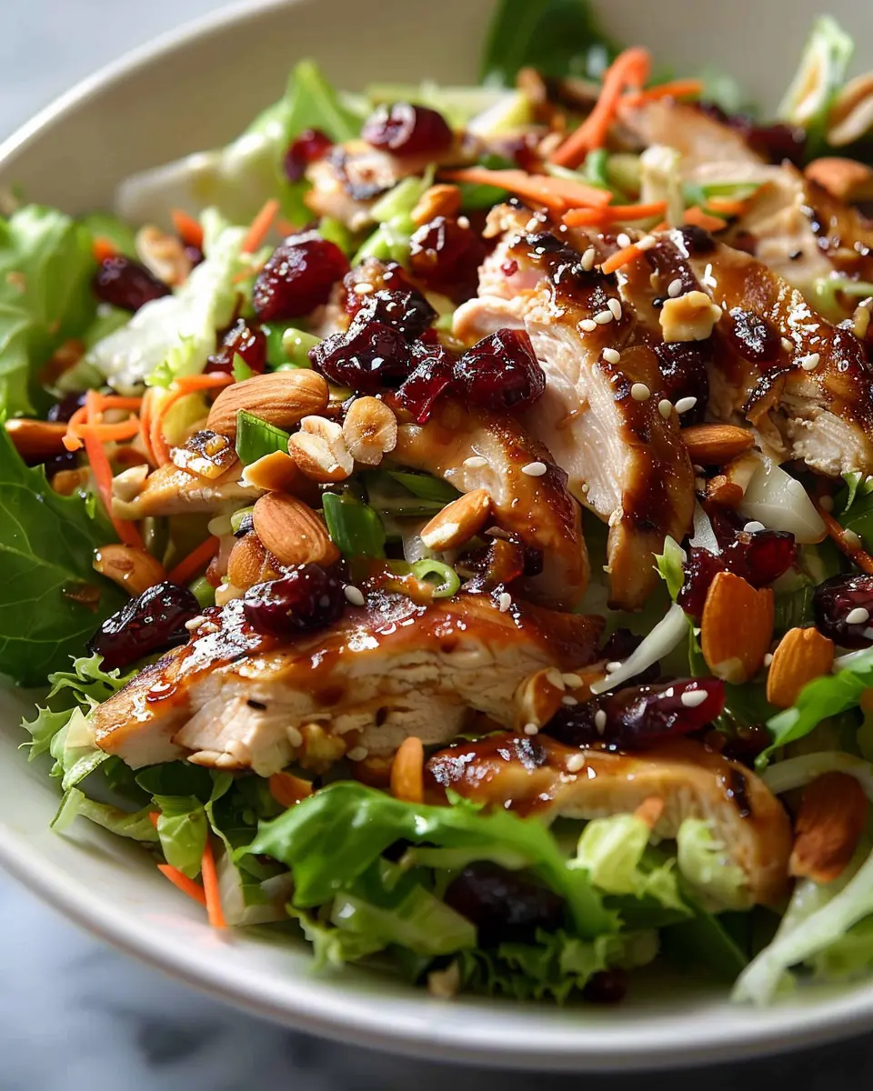 Asian Chicken Cranberry Salad: A Refreshing and Easy Twist