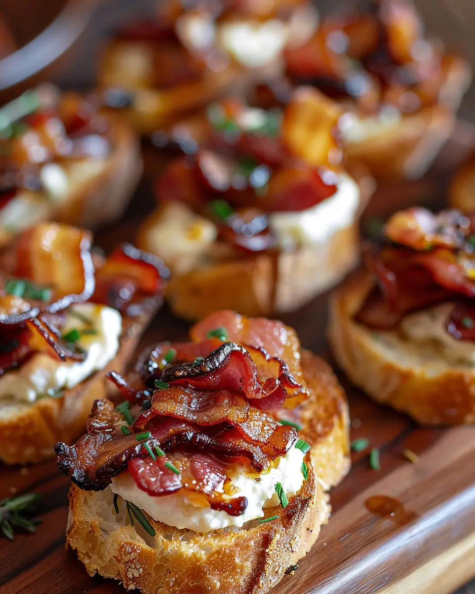 Million Dollar Turkey Bacon Crostini: An Indulgent Treat at Home