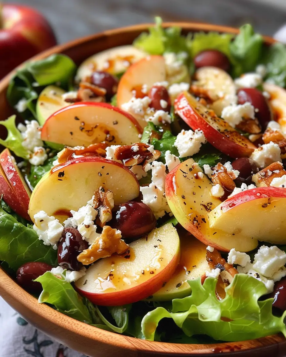 Honeycrisp Apple Feta Salad: A Fresh and Easy Delight