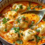Quick Coconut Curry Soup with Dumplings