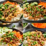 Ground Turkey Rice Bowls with Bang Bang Sauce