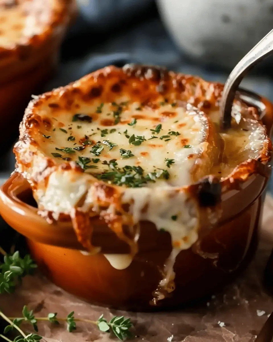 Easy French Onion Soup: A Cozy, Indulgent Twist with Turkey Bacon