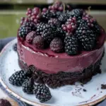 Blackberry Velvet Gothic Cake