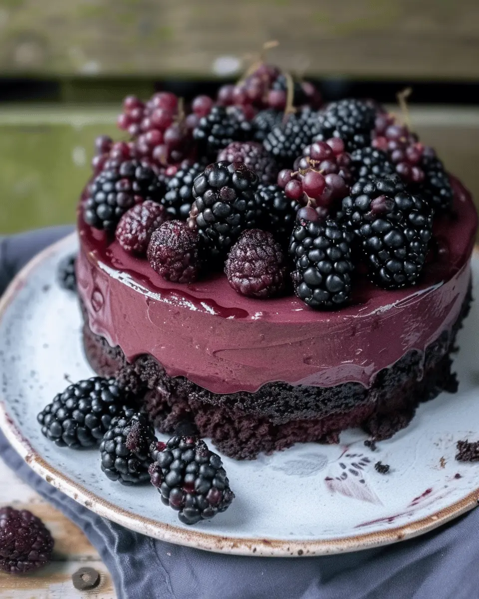 Blackberry Velvet Gothic Cake: An Indulgent Treat for All