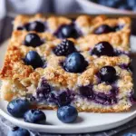 Blueberry Cottage Cheese Breakfast Bake