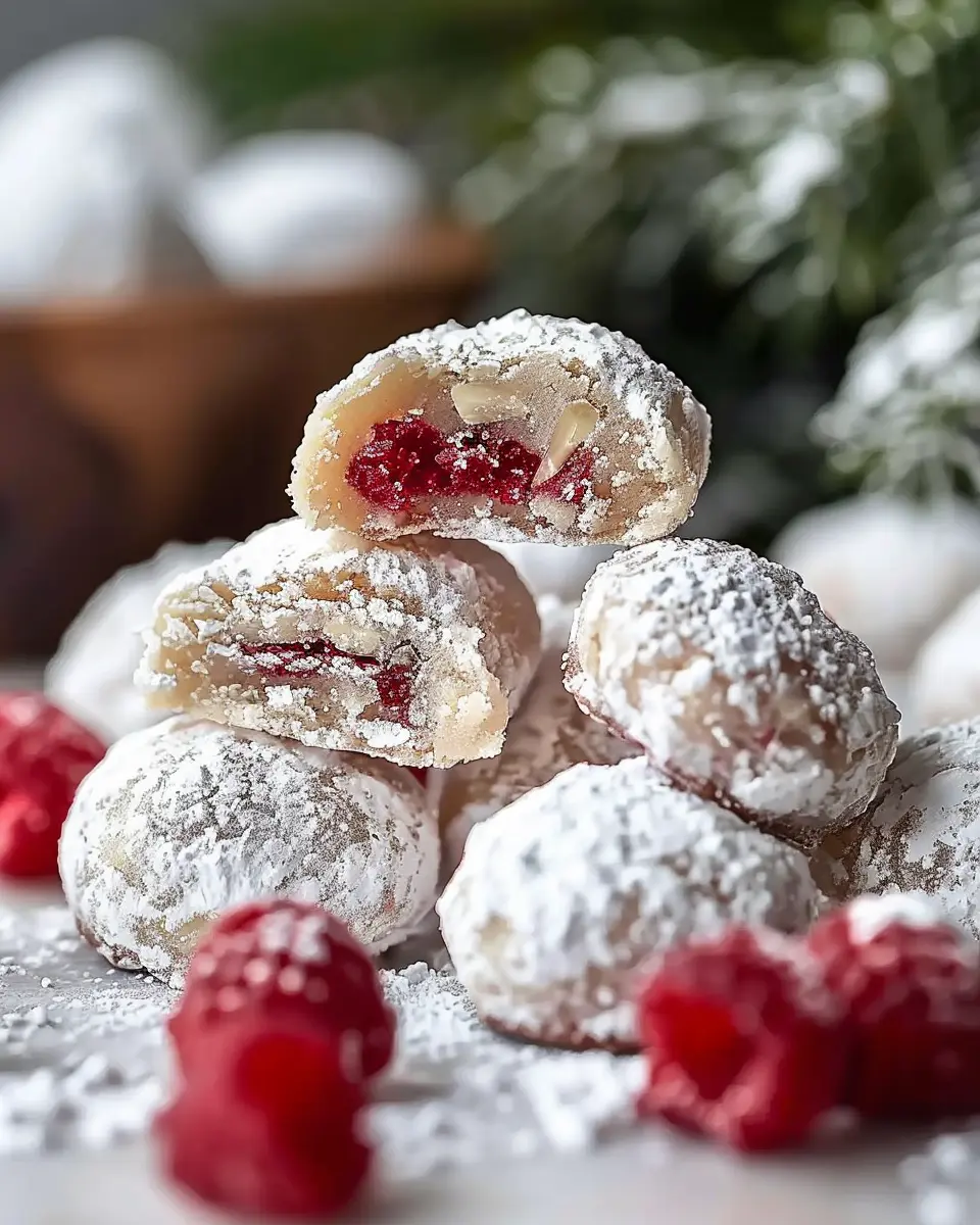 Raspberry Almond Snowball Cookies: The Indulgent Treat You Need