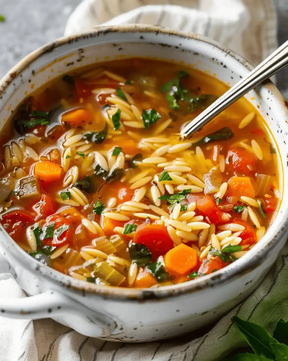 Vegetable Orzo Soup: The Best Cozy Comfort in a Bowl