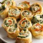 Spinach Dip in Bite-Sized Pinwheels