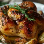 Cider Maple Oven Roasted Cornish Hen recipe