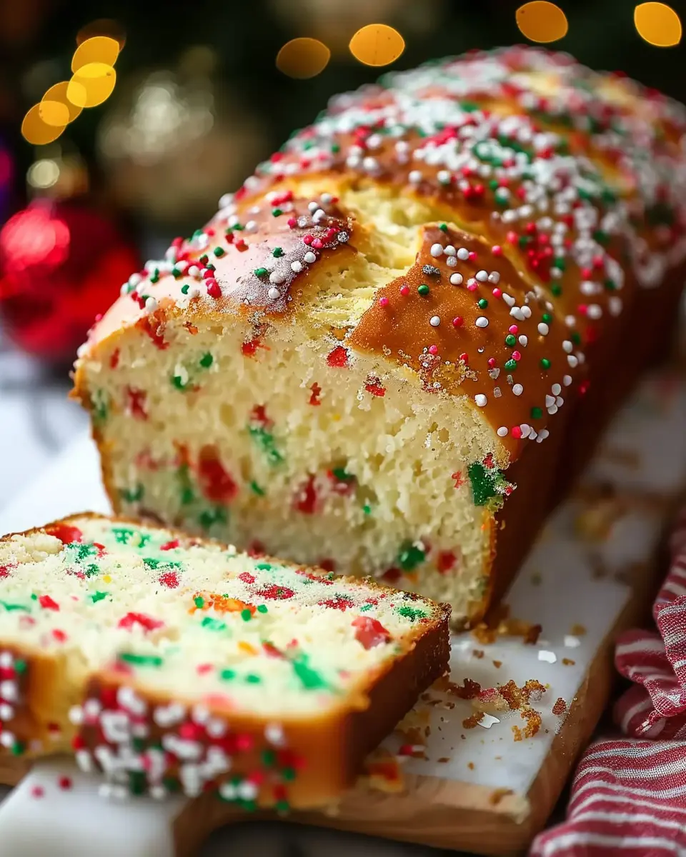 Christmas Sprinkle Buttermilk Bread: The Best Festive Delight