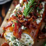 Million Dollar Bacon Goat Cheese Appetizer Log