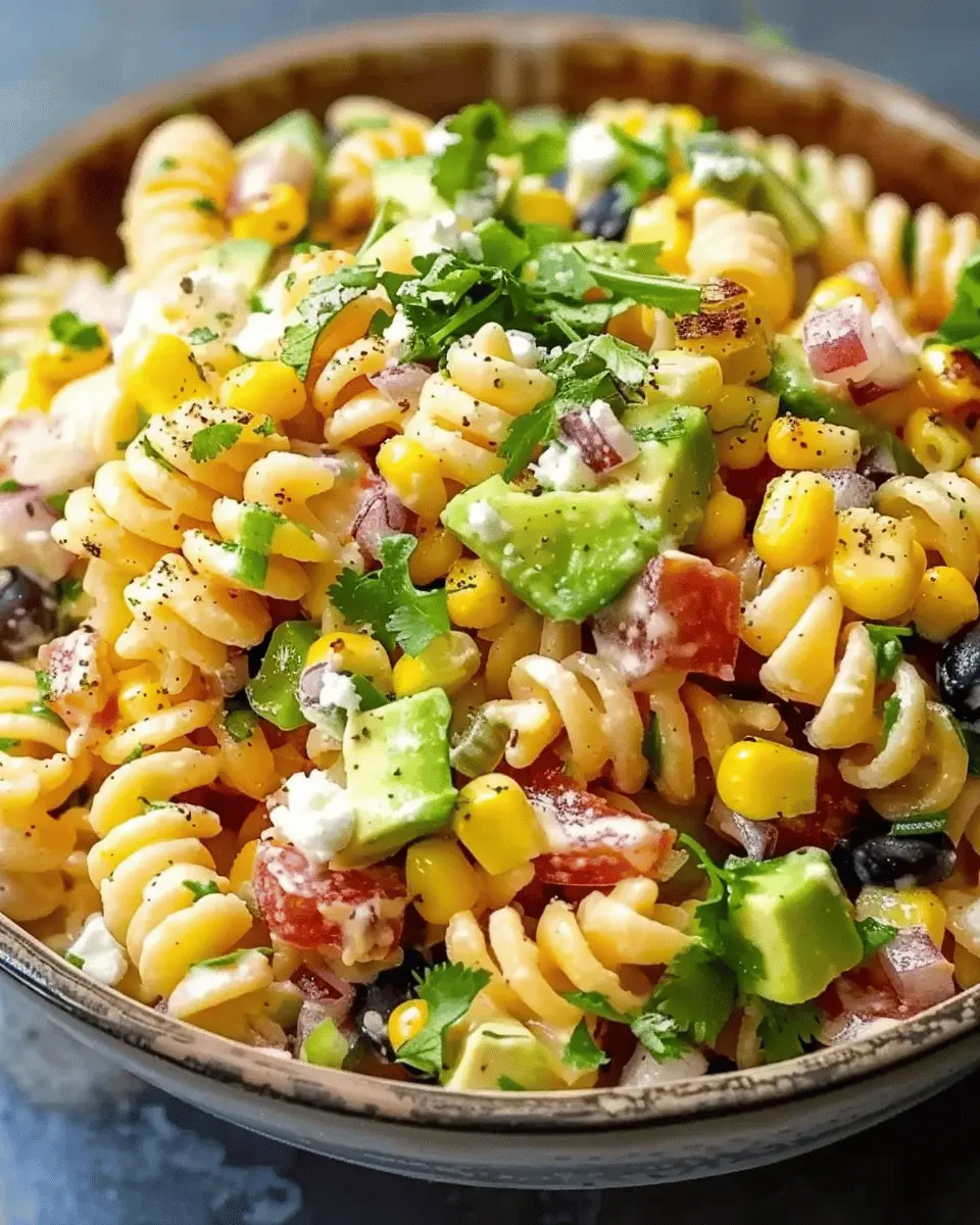 Mexican Street Corn Pasta Salad: A Fresh and Easy Delight
