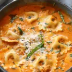 Easy One Pot Ravioli Soup