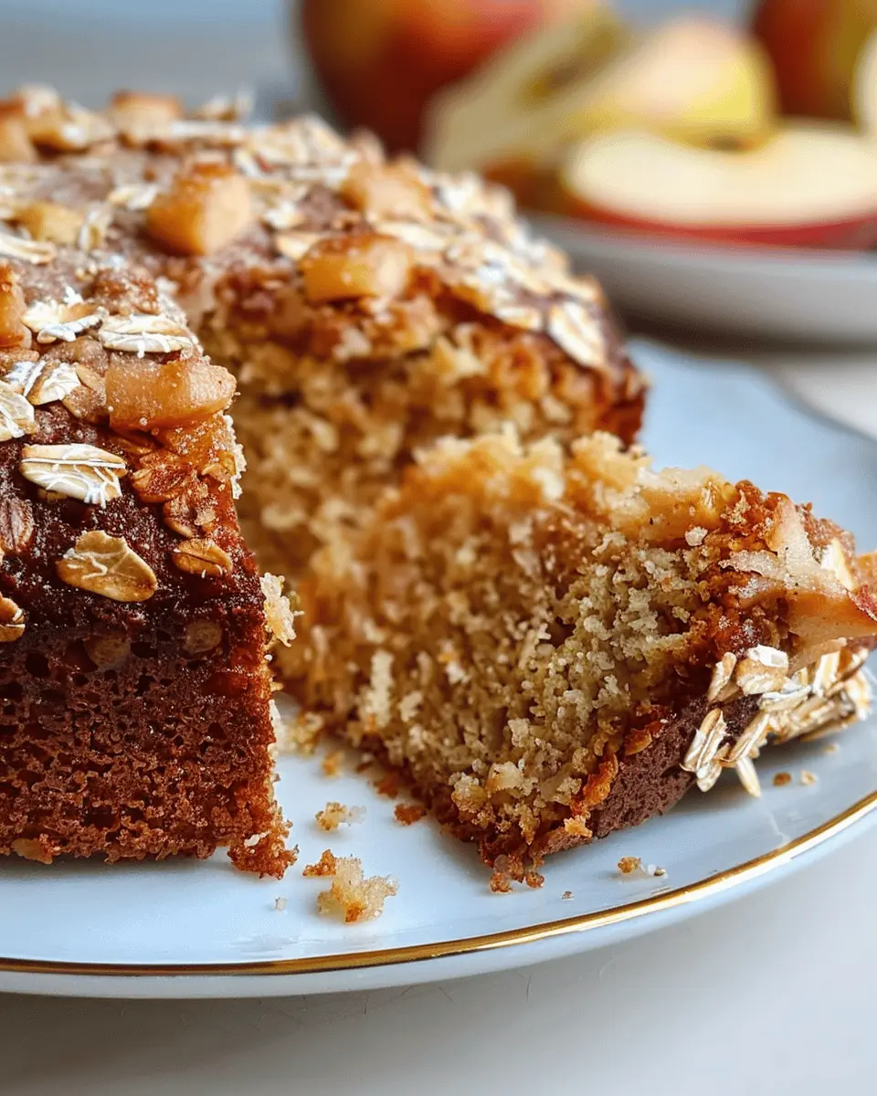 Healthy Oatmeal Apple Cake: A Deliciously Guilt-Free Treat