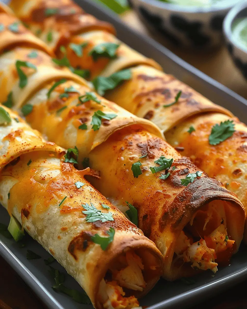 Oven Baked Chicken Taquitos: Easy, Flavorful Family Favorite