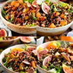 Wild Rice Harvest Bowls with Fig Balsamic Vinaigrette