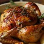 Cider Maple Oven Roasted Cornish Hen recipe