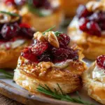 Baked Cranberry Brie Bites