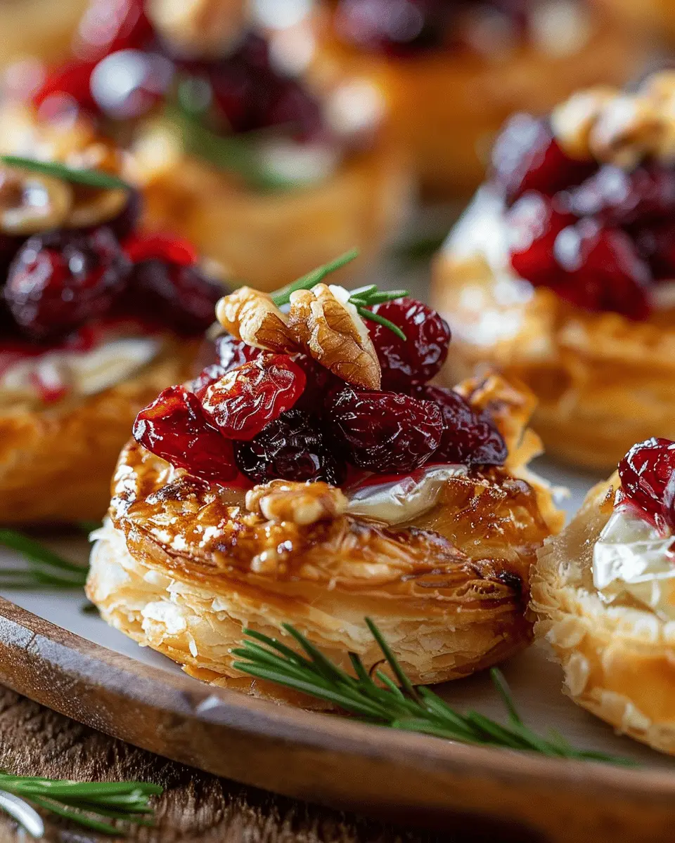 Baked Cranberry Brie Bites: Easy, Indulgent Appetizer Delight