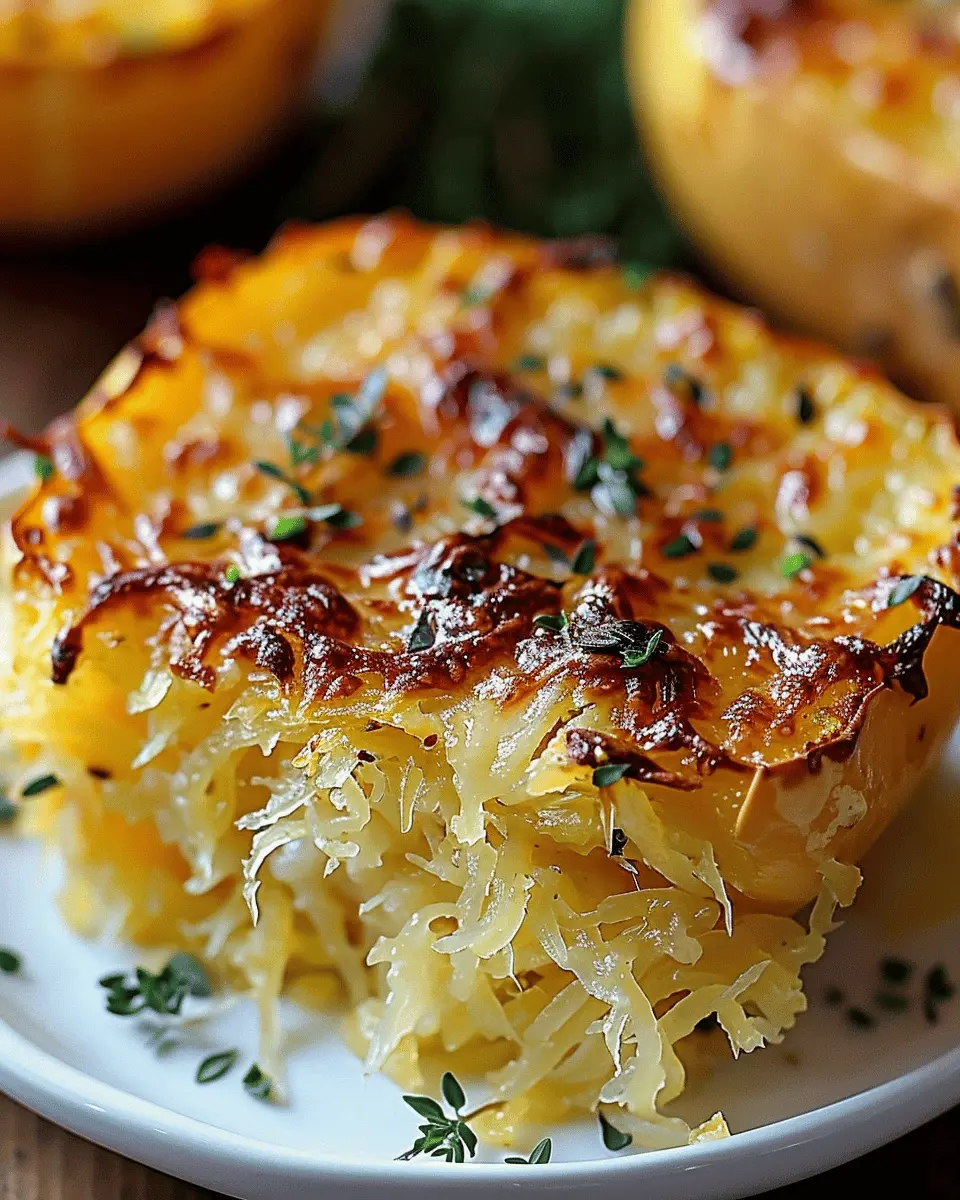 Spaghetti Squash Au Gratin: A Comforting and Easy Delight