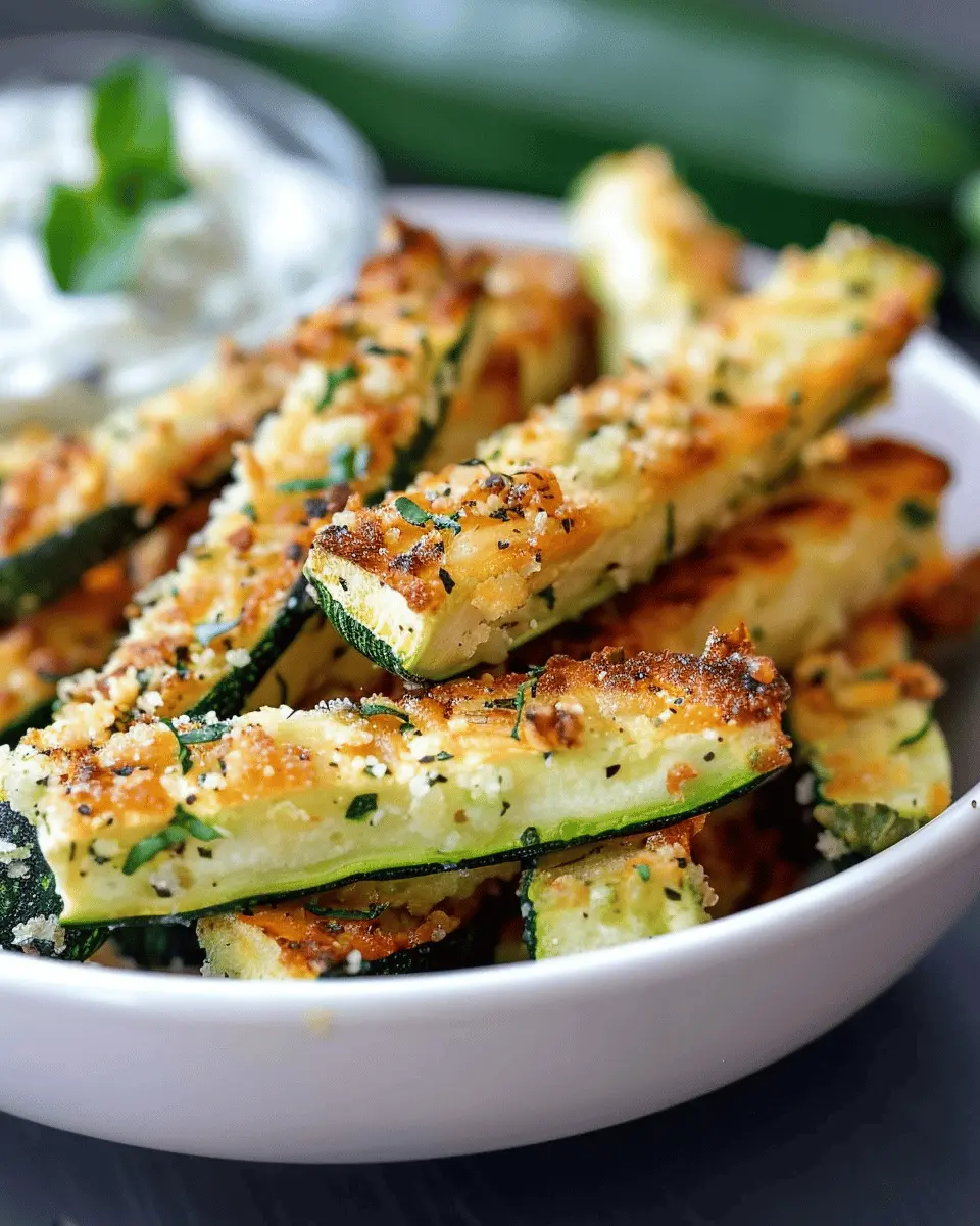 Low Calorie Air Fryer Zucchini Fries: The Best Guilt-Free Snack