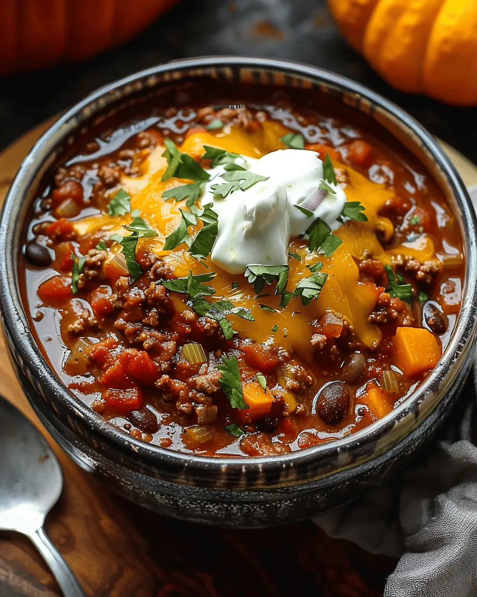 Pumpkin Chili: The Best Cozy Dish with Turkey Bacon Twist