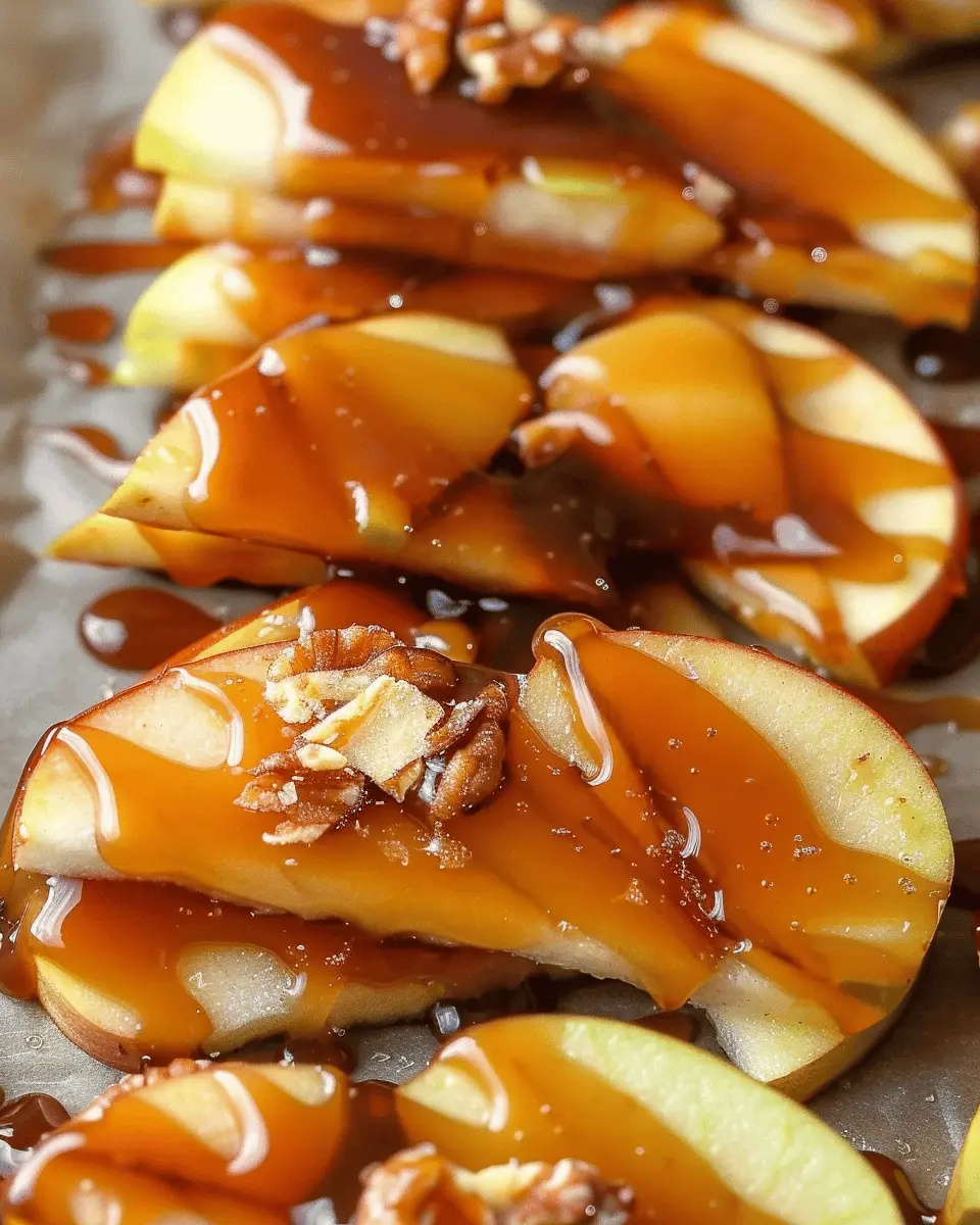 Caramel Apple Slices: Easy Indulgence for Your Sweet Tooth