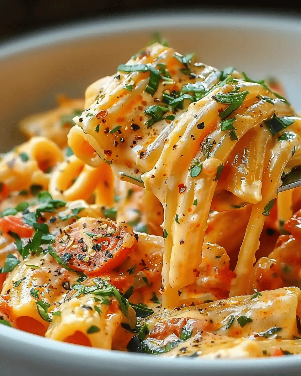 Creamy Tomato Garlic Pasta: The Best Comfort Dish with Turkey Bacon