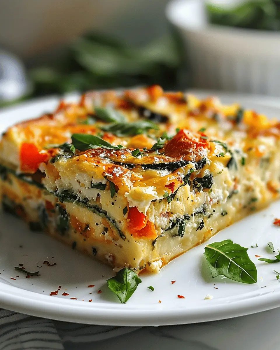 Cottage Cheese and Veggie Bake: A Wholesome, Easy Delight