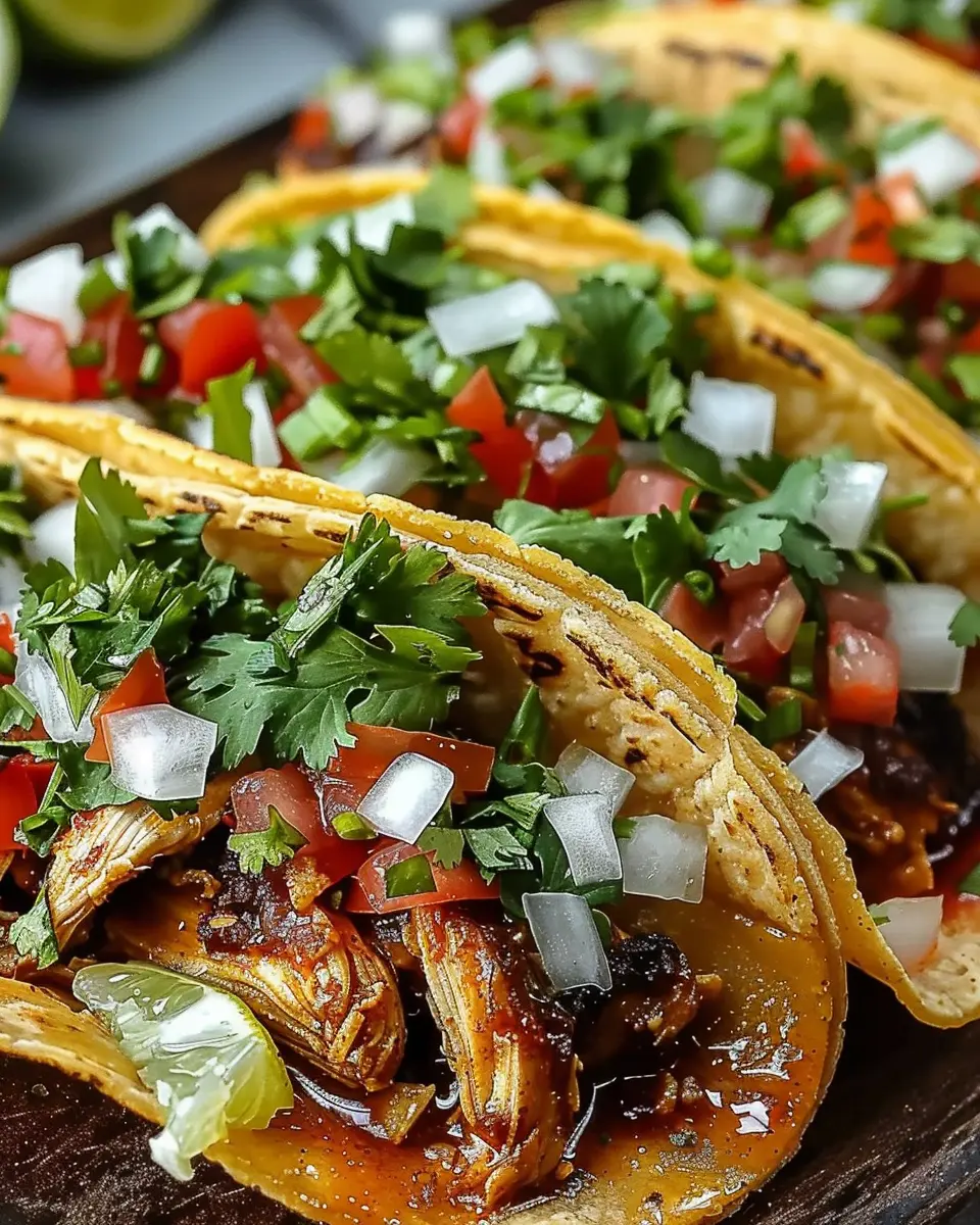 Spicy Hatch Chili Chicken Mini Tacos: Easy &amp; Flavorful Delight