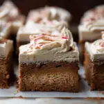 Frosted Gingerbread Brownies