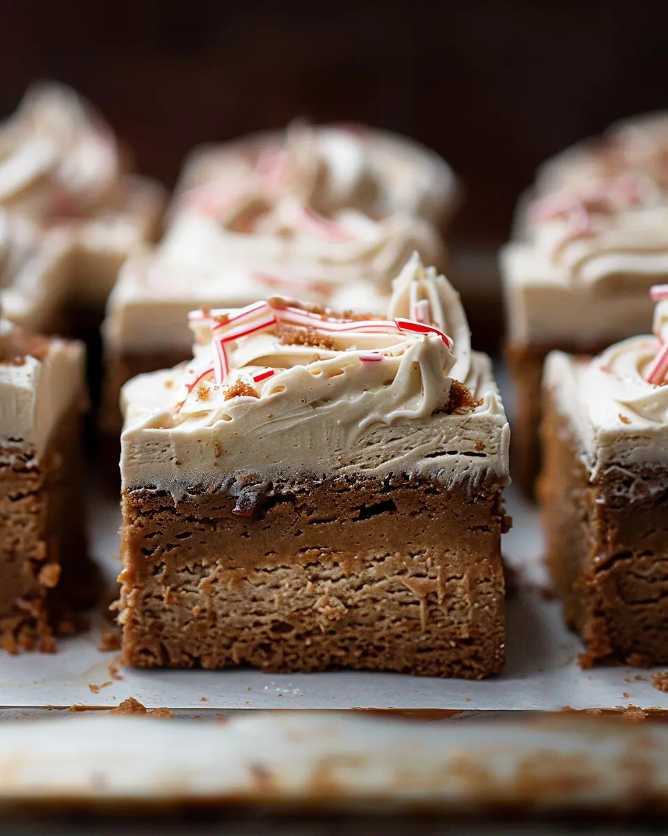 Frosted Gingerbread Brownies: The Best Festive Treat to Savor