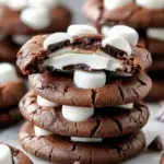 Marshmallow Hot Cocoa Surprise Cookies Recipe