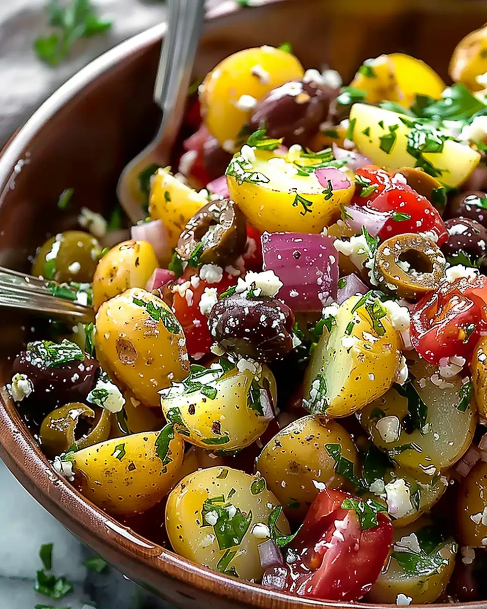Olive Greek Potato Salad: The Best Twist on a Classic Recipe