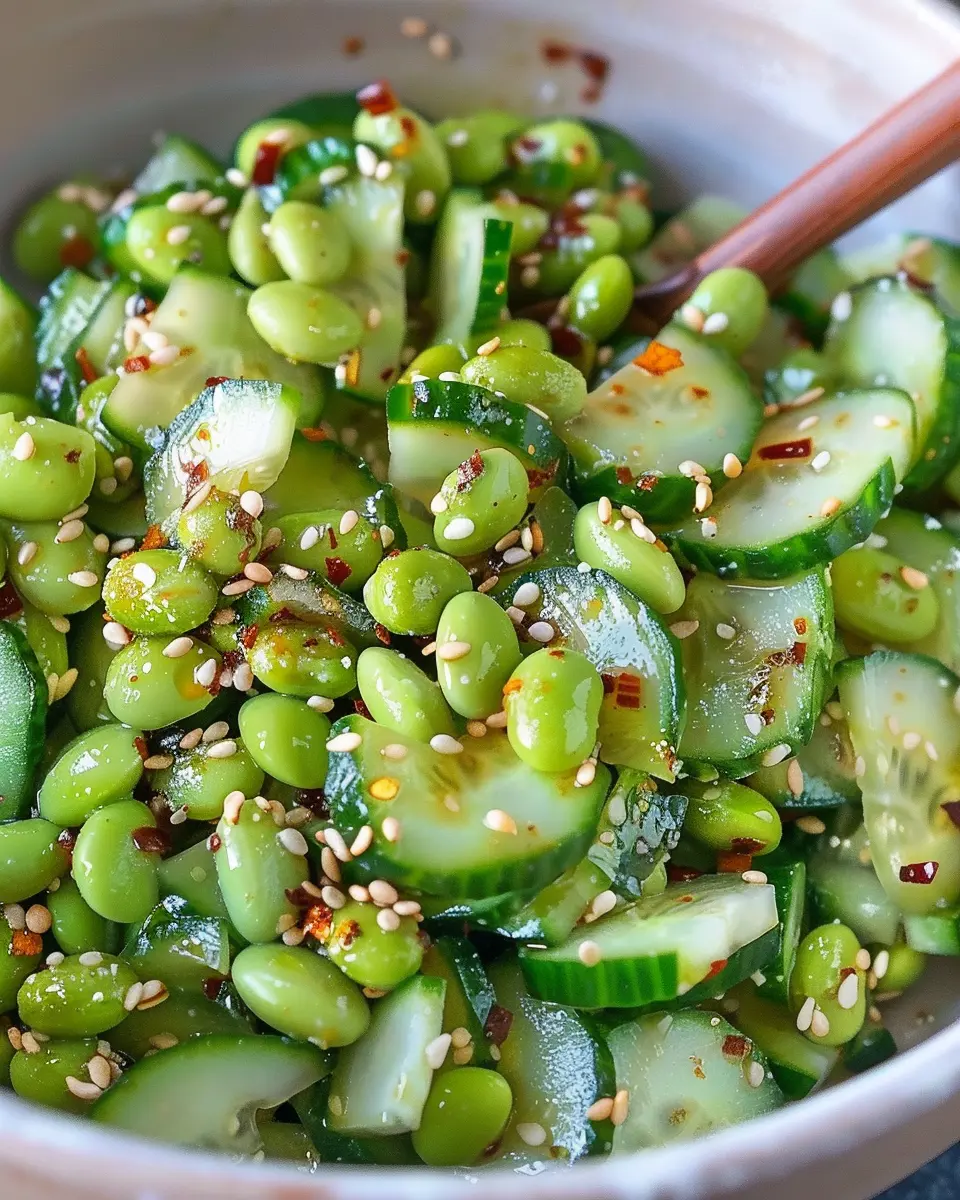Cucumber Edamame Salad: A Refreshing and Easy Delight