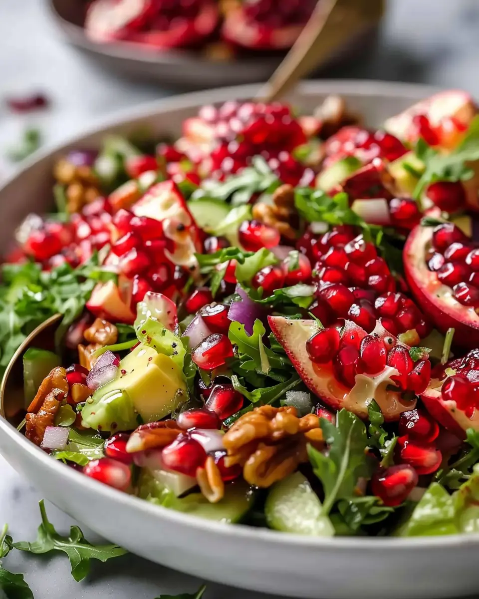 Pomegranate Christmas Salad: A Festive, Refreshing Delight