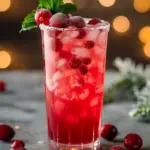 Vanilla Cranberry Crush Mocktail Recipe